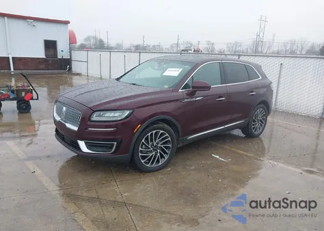 2019 Lincoln Nautilus Reserve z USA, uszkodzony, nr VIN 2LMPJ8LP2KBL36611